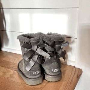 Toddler girl bow ugg boots